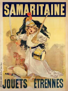 Poster advertising toys for sale at La Samaritaine (colour litho) Poster advertising toys for sale at La Samaritaine (colour litho)