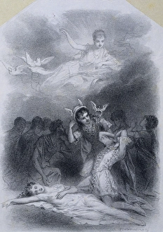 Psyche Prints: Poster for Psyche, comic opera in four acts