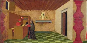 Transaction Prints: Predella of the Profanation of the Host