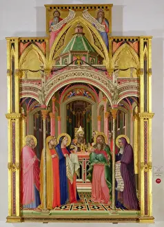 Simeon Prints: The Presentation in the Temple, 1342 (tempera on panel)