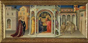 Israel Israeli Prints: Presentation in the Temple, panel from a predella for an altar in the Strozzi chapel