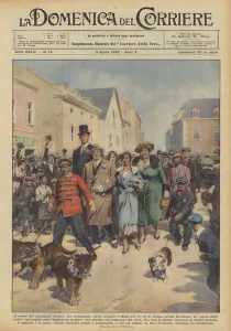 The procession of living phenomena (colour litho) The procession of living phenomena (colour litho)