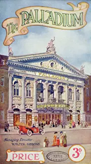 Prints of GHL68982 Programme Cover for The Palladium, c.1912; London Metropolitan Archives, City of London; © London Metropolitan Archives Images Dated 2010 October: Programme Cover for The Palladium, c.1912