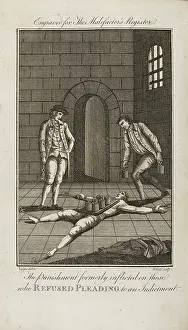 Society Concept Prints: Punishment for refusing to plead guilty