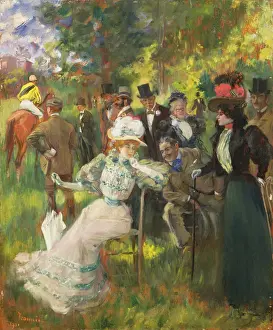 Pierre Georges Jeanniot Prints: At The Races