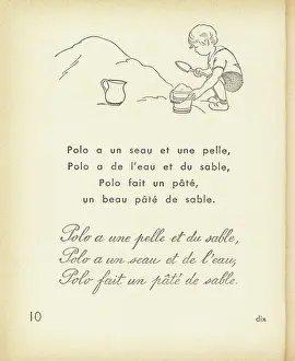 Lecture Prints: Reading - Beaudelot Method, c.1930 (print)