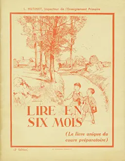 Couverture De Livre Prints: Reading in six months, c.1930 (print)