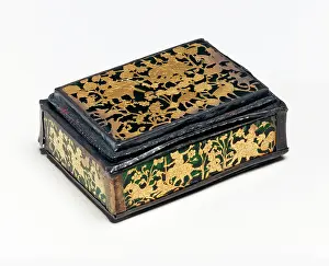 Indian School Prints: Rectangular box, 18th century (Silver)