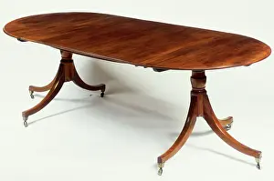 Dining Table Prints: Regency style extendable dining table, United Kingdom, 19th century