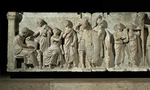 Bullock Prints: Relief of Ahenobarbus, scenes of a census