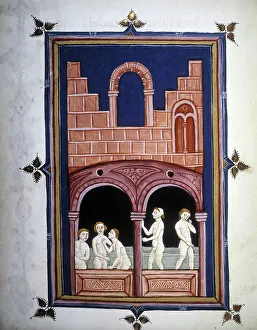 Modesty Prints: Representation of thermal baths
