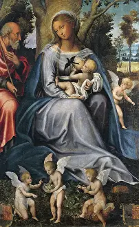 Escaping Prints: Rest in Egypt, central panel of the Triptych of Consolation