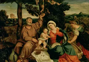 Nativity Prints: Rest on the Flight into Egypt (panel)