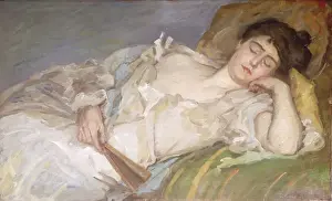 Prints of WH75205 Resting by Bunny, Rupert Charles Wolston (1864-1947); Private Collection; Photo © Whitford and Hughes, London, UK; Australian, out of copyright Images Dated 2007 January: Resting