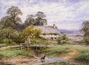 Cottage And Cottage Garden Prints: Retrieving (w / c)