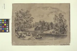 1824 95 Prints: The River Side (lithograph)