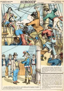 Robert Surcouf (1773-1827) French sailor and corsair, here at boarding of english boat Robert Surcouf (1773-1827) French sailor and corsair, here at boarding of english boat