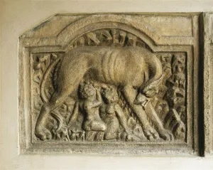 Origins Prints: Romulus and Remus (stone)