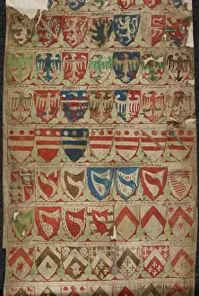 Rows of shields