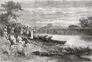 The Ruaha River, Tanzania, from Africa Pintoresca, published 1888 (litho) The Ruaha River, Tanzania, from Africa Pintoresca, published 1888 (litho)