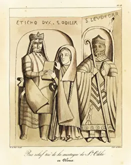 Collection Of Costumes Prints: Saint Odile (c)