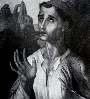 David Muirhead (after) Bone Prints: Saint Stephen