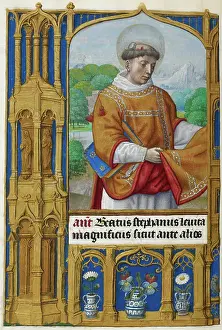 Saint By Name Prints: Saint Stephen. Architectural border