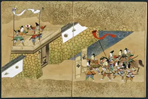 Administrative Role Prints: Samurai attacking
