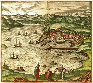 Hogenberg Prints: Santander