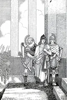 Ancient Greek Prints: A scene from the fall of Plataea