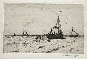 Robert Swain Gifford Prints: Scheveningen (etching)