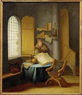 Accademic Prints: A scholar in his study