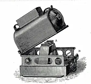 A sciopticon lamp