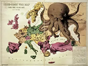 Octopus Prints: Serio-Comic War Map