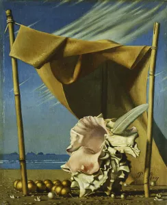 Images Dated 10th December 2011: Shell and Drape; Coquillage et Drape, c. 1930 (oil on canvas)
