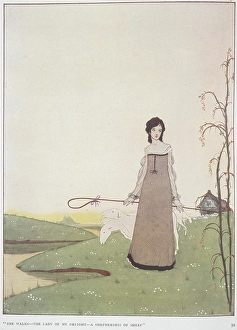 Harry Prints: A shepherdess