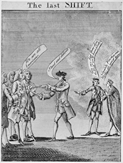 Earl Of Bute Prints: The Last Shift, 1765 (etching)