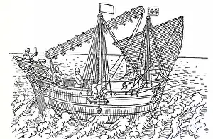 Indonesian Prints: A ship of Java and the China Seas in the 16th century