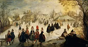 Crt2 Prints: Skating Scene (panel)