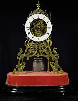 Duncan McGregor Whyte Prints: Skeleton clock, c.1850
