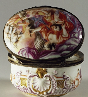 Images Dated 9th January 2025: Snuffbox with shells and rocaille volutes