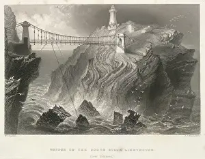Lighthouses Prints: South Stack Lighthouse