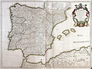Alexis-Hubert Jaillot Prints: Spain - by A