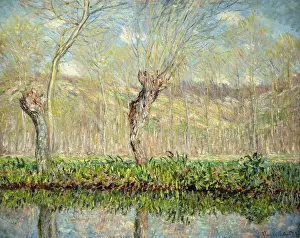 Printemps Prints: Spring, the Border of l Epte; Printemps, Bord de l Epte, 1885 (oil on canvas)