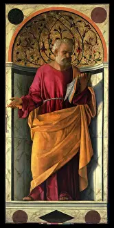 Michelangelo (attr.to) Buonarroti Prints: St. Peter (tempera on canvas)