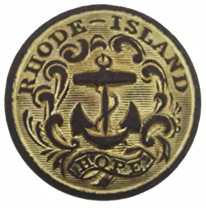 Buttons Prints: State Of Rhode Island Button