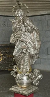Francesco Maria Schiaffino Prints: Statue of the Immaculate Conception, 1747 (silver)