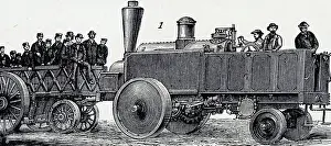 Steam Powered Prints: A steam traction engine