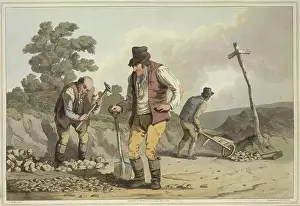 Crossroad Prints: Stonebreakers on a road