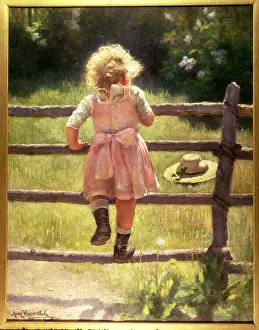 Children Prints: The Straw Hat